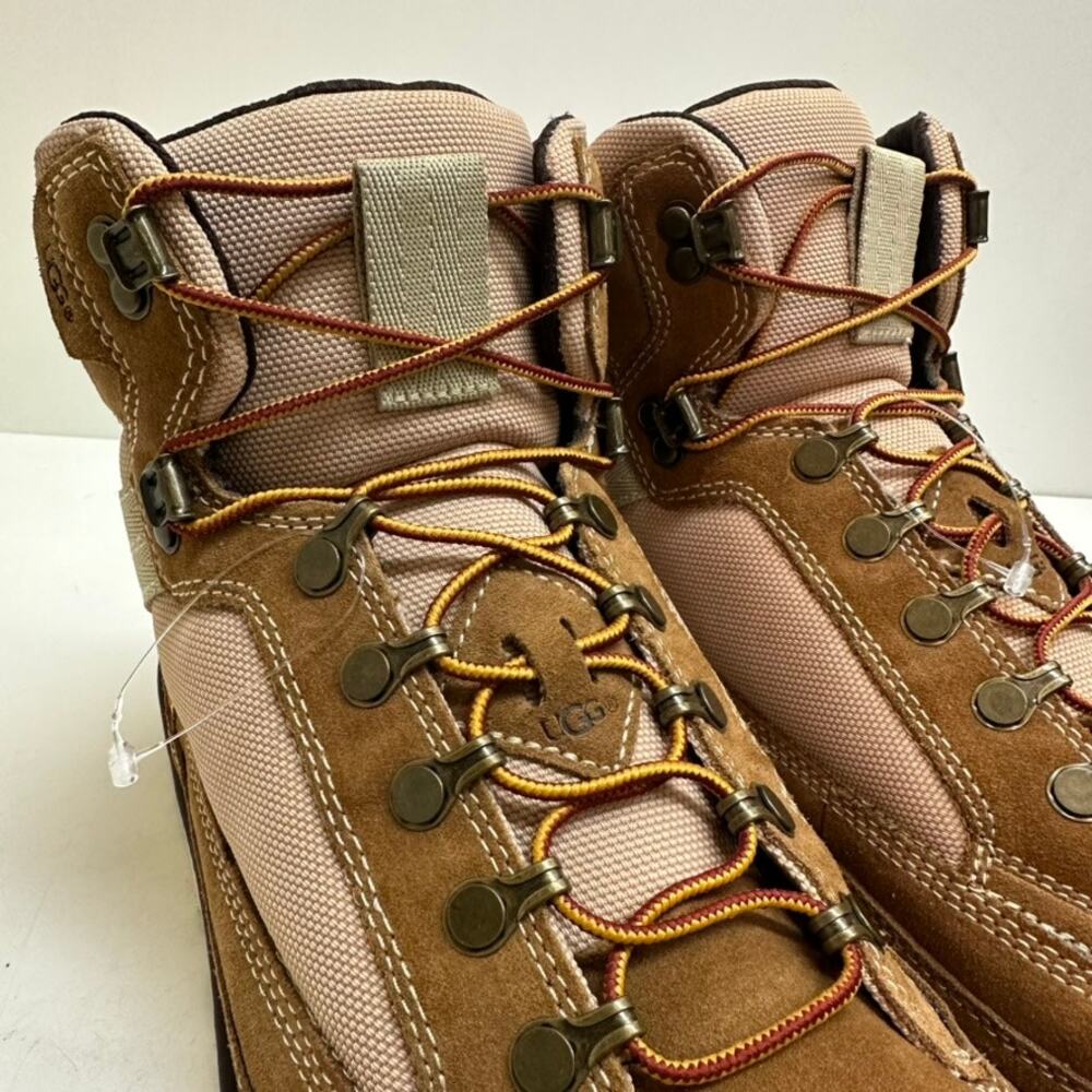 NWOT UGG Men's Highland Hiker Books Hiking Chestnut Brown Suede Mesh Size 14 - Picture 9 of 13